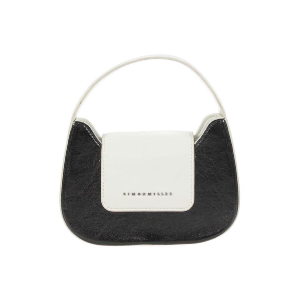 Simon Miller Womens Miller Retro Leather Top Handle Handbag Black